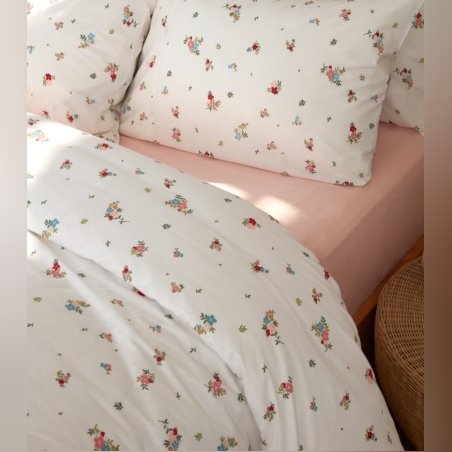 סט מצעים למיטה יחיד 100% כותנה שלו 90/200