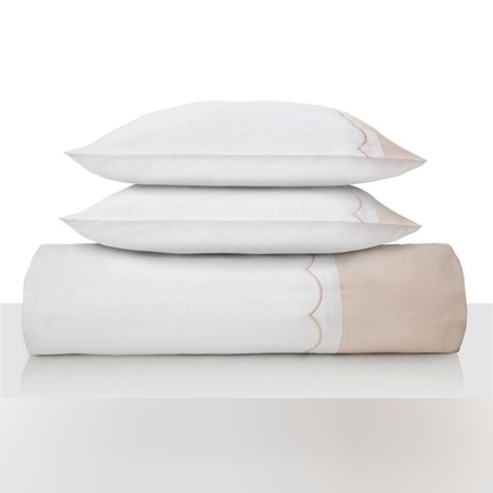 סט מצעים למיטה זוגית 100% כותנה סאטן דגם KAREN 160/200