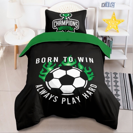 סט מצעים למיטה וחצי ירוק עולה דגם 7