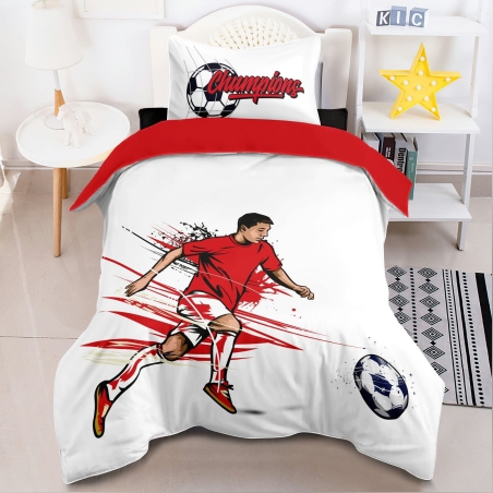 סט מצעים למיטה וחצי אדום עולה דגם 10