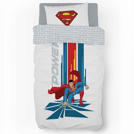 סט מצעים למיטה יחיד  סופרמן  90/200 - VARDINON