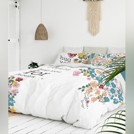 סט מצעים למיטה מתכווננת 100% כותנה דגם ארומטי