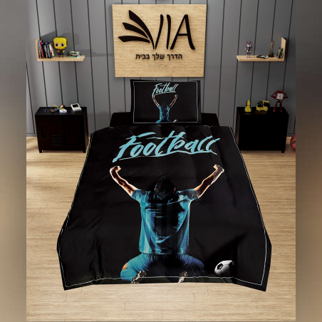 סט מצעים פוד בול למיטה יחיד 90/200