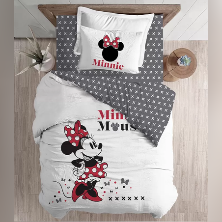 סט מצעים 100% כותנה מיני מאוס 90/200