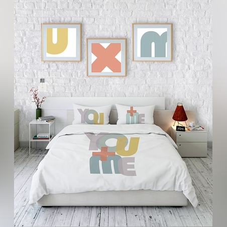 סט מצעים למיטה מתכווננת 100% כותנה דגם עדן