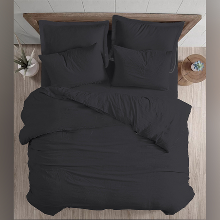 ציפה צבע שחור למיטה וחצי ולמיטה יחיד 150/200