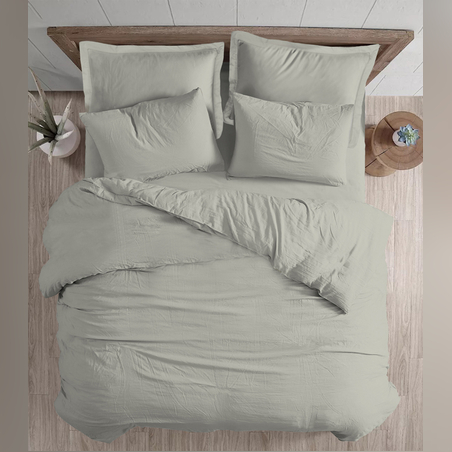 ציפה צבע אפור למיטה וחצי ולמיטה יחיד 150/200