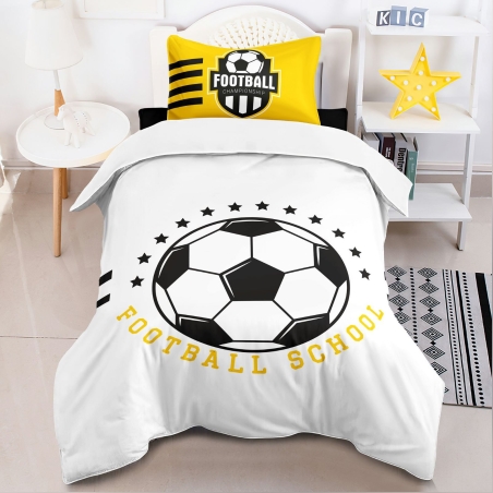 סט מצעים למיטה וחצי צהוב עולה דגם 8