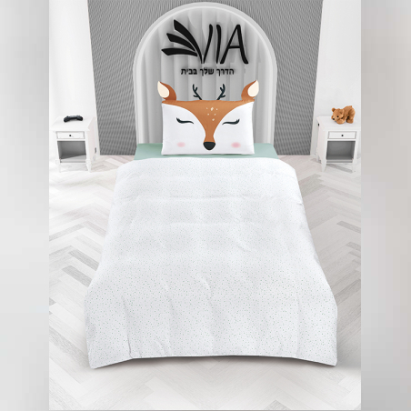 סט מצעים אייל אוזניים למיטה יחיד 90/200