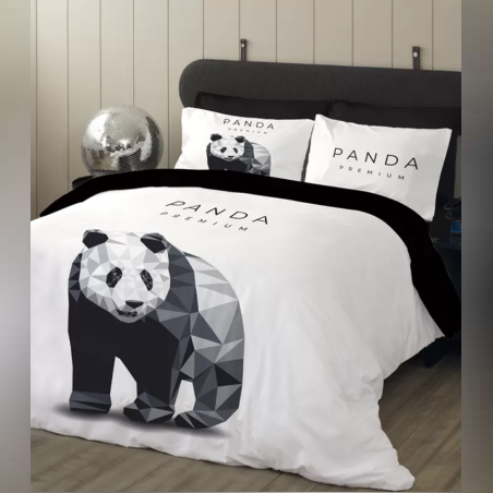 סט מצעים למיטה יחיד דגם פנדה 90/200