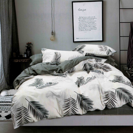 מצעי כותנה סאטן עלים 120/200