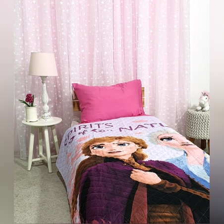 שמיכת קיץ לילדים אנה ואלזה פרוזן 2- דגם בריז