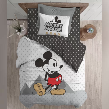 סט מצעים מיקי מאוס למיטה יחיד פירמידה 90/200