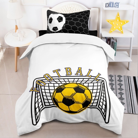 סט מצעים למיטה וחצי צהוב עולה דגם 6