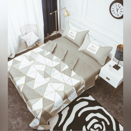 סט קיץ משולשים אפור בהיר 120/200