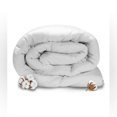 שמיכת פוך אנטי אלרגית- בד חיצוני 100% כותנה במילוי סיבי הולופייבר 150/200