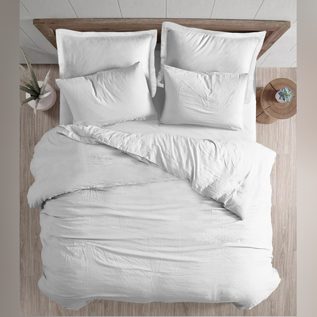 ציפה צבע לבן למיטה וחצי ולמיטה יחיד 150/200