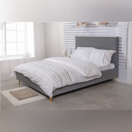 סט מצעים למיטה זוגית רחבה קנט 180/200 -VARDINON