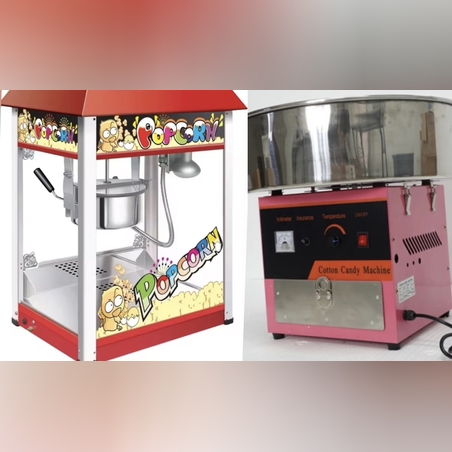 מבצע מכונת פופקורן ומכונת צמר גפן