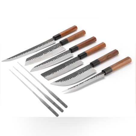 סט 6 סכינים ו3 מלקחיים משלוח חינם