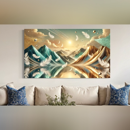 תמונה זכוכית הרים קסומים