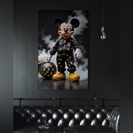תמונה זכוכית מיקי מאוס