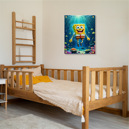 תמונה זכוכית בוב ספוג