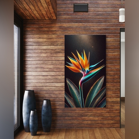 תמונה זכוכית ציפור גן עדן