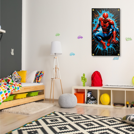 תמונה זכוכית ספיידרמן