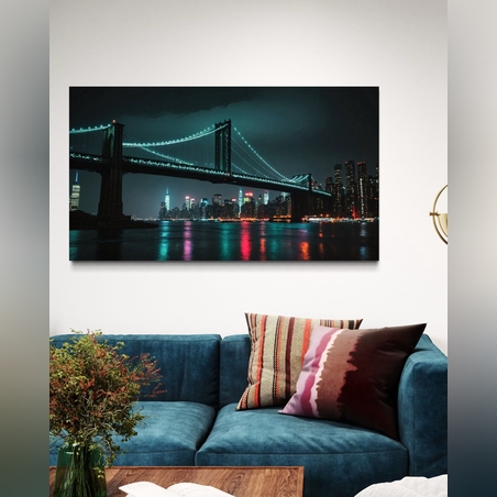 תמונה זכוכית גשר ניו יורק