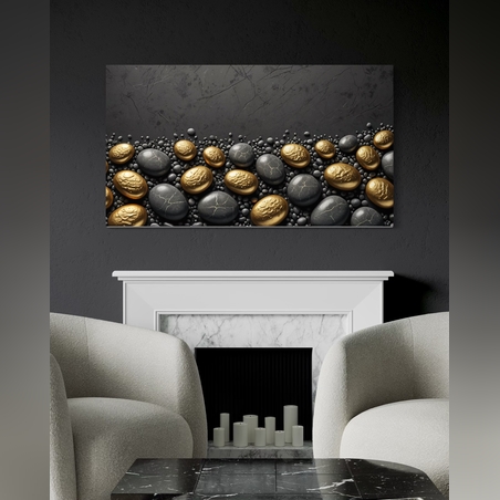 תמונה זכוכית חלוקי נחל