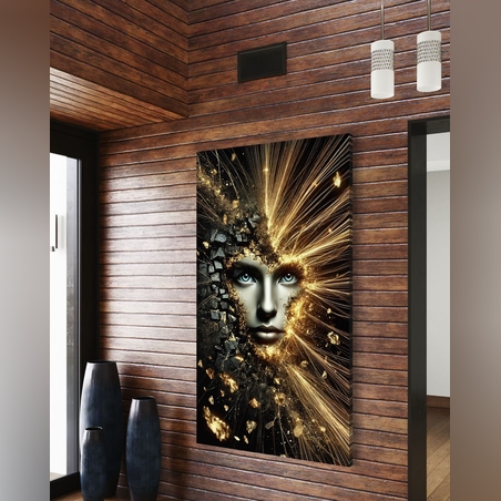 תמונה זכוכית אישה התנפצות