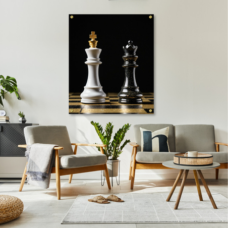 תמונה זכוכית שחמט