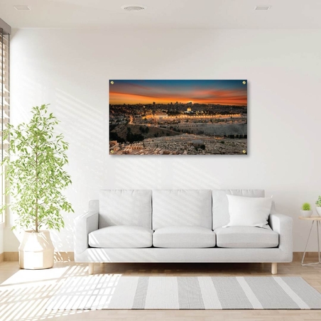 תמונה זכוכית ירושלים של זהב