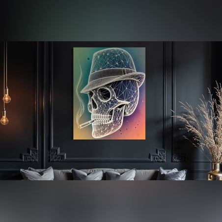 תמונה זכוכית גולגולת