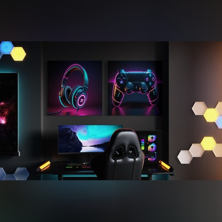 תמונה זכוכית גיימר