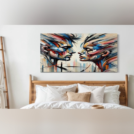 תמונה זכוכית זוג מאוהב