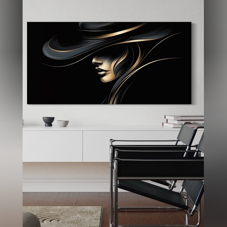 תמונה זכוכית אישה מסתורית