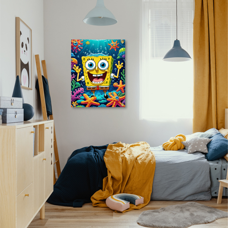 תמונה זכוכית בוב ספוג