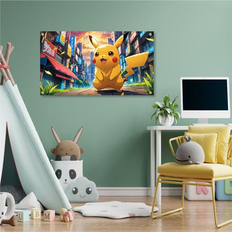 תמונה זכוכית פיקאצ'ו