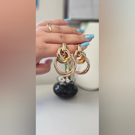 עגיל זוהרה זהב