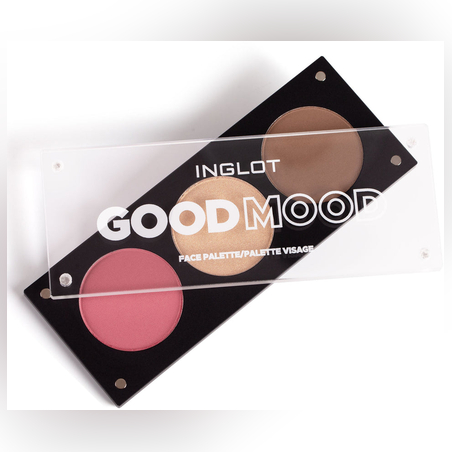 INGLOT GOOD MOOD - פלטת ברונזר היילייטר וסומק