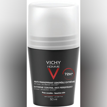 VICHY - דאודורנט רול און אנטי פרספירנט לגבר 72 שעות