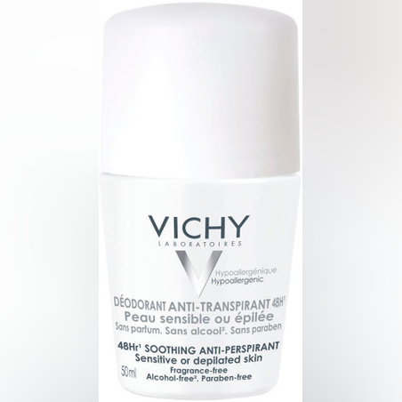 VICHY - דאודורנט רול און לעור רגיש אנטי פרספירנט 48 שעות