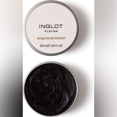 INGLOT  - ווקס לעיצוב ולקיבוע הגבות בגוון חום