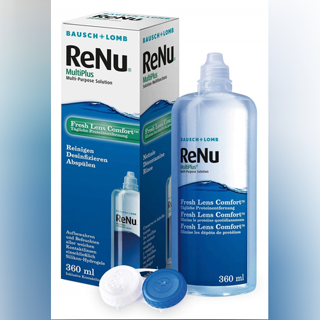 תמיסה לעדשות מגע RENU