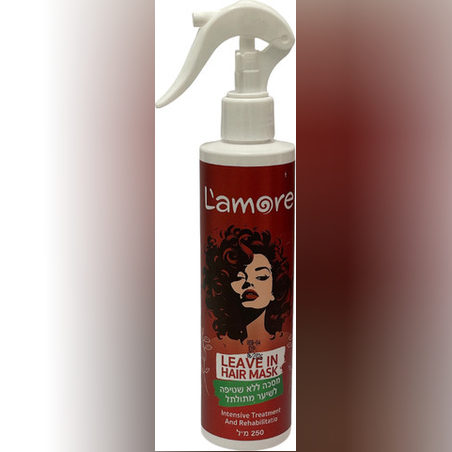 L’amore -מסיכה ללא שטיפה לשיער מתולתל 250 מ