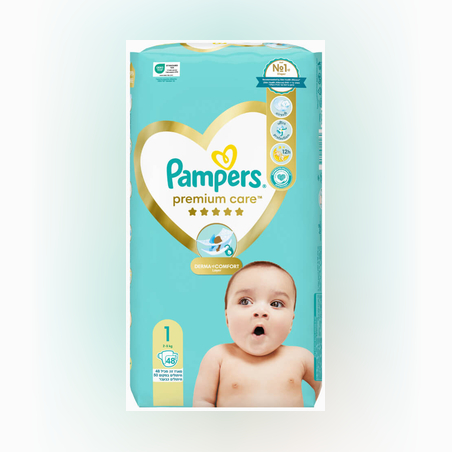 חיתולים פמפרס פרימיום שלב 1 (5-2 ק