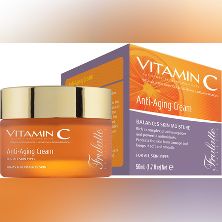 Frulatte - קרם אנטי אייג'ינג על בסיס ויטמין C