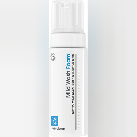 FREZYDERM -  מיילד ווש קצף ניקוי עדין לפנים ולגוף 150 מ